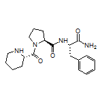 (S)-N-[(S)-1-Amino-1-oxo-3-phenyl-2-propanyl]-1-[(S)-piperidine-2-carbonyl]pyrrolidine-2-carboxamide