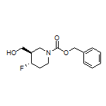 ((3R,4S)-1-Cbz-4-fluoropiperidin-3-yl)methanol