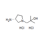 (R)-1-(3-Aminopyrrolidin-1-yl)-2-methylpropan-2-ol Dihydrochloride