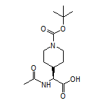 (S)-2-Acetamido-2-(1-Boc-piperidin-4-yl)acetic Acid