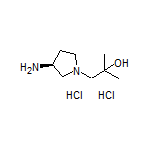(S)-1-(3-Aminopyrrolidin-1-yl)-2-methylpropan-2-ol Dihydrochloride