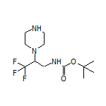 N-Boc-3,3,3-trifluoro-2-(piperazin-1-yl)propan-1-amine