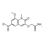 2-[(8-Methoxy-1-methyl-6-nitro-2-oxo-1,2-dihydro-3-quinolyl)oxy]-N-methylacetamide