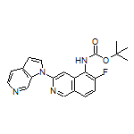 N-Boc-6-fluoro-3-(1H-pyrrolo[2,3-c]pyridin-1-yl)isoquinolin-5-amine