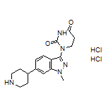1-(1-Methyl-6-(piperidin-4-yl)-1H-indazol-3-yl)dihydropyrimidine-2,4(1H,3H)-Dione Dihydrochloride