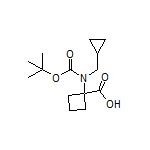 1-(Boc(cyclopropylmethyl)amino)cyclobutane-1-carboxylic Acid