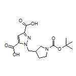 1-((1-Boc-pyrrolidin-3-yl)methyl)-1H-pyrazole-3,5-dicarboxylic Acid
