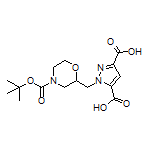 1-((4-Boc-morpholin-2-yl)methyl)-1H-pyrazole-3,5-dicarboxylic Acid