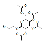(2R,3R,4S,5S,6S)-2-(Acetoxymethyl)-6-(2-bromoethoxy)tetrahydro-2H-pyran-3,4,5-triyl Triacetate