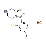 3-(2-Chloro-4-fluorophenyl)-5,6,7,8-tetrahydro-[1,2,4]triazolo[4,3-a]pyrazine Hydrochloride