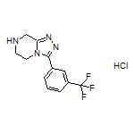 3-(3-(Trifluoromethyl)phenyl)-5,6,7,8-tetrahydro-[1,2,4]triazolo[4,3-a]pyrazine Hydrochloride