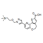 2-(1-((2-(Trimethylsilyl)ethoxy)methyl)-1H-pyrazol-4-yl)-6,7-dihydrothieno[2’,3’:4,5]oxepino[3,2-b]pyridine-9-carboxylic Acid