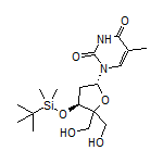 1-[(2R,4S)-4-[(tert-butyldimethylsilyl)oxy]-5,5-bis(hydroxymethyl)tetrahydrofuran-2-yl]-5-methylpyrimidine-2,4(1H,3H)-dione