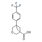 5-(4-(Trifluoromethyl)phenyl)-3-oxabicyclo[3.1.1]heptane-1-carboxylic Acid