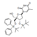 1-[(2R,4S,5R)-4-[(tert-Butyldimethylsilyl)oxy]-5-[[(tert-butyldiphenylsilyl)oxy]methyl]-5-(hydroxymethyl)tetrahydrofuran-2-yl]-5-methylpyrimidine-2,4(1H,3H)-dione
