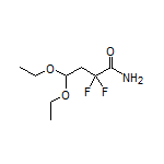 4,4-Diethoxy-2,2-difluorobutanamide