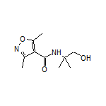 N-(1-Hydroxy-2-methyl-2-propanyl)-3,5-dimethylisoxazole-4-carboxamide