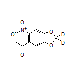 1-(6-Nitrobenzo[d][1,3]dioxol-5-yl-2,2-d2)-1-ethanone