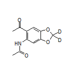 N-(6-Acetylbenzo[d][1,3]dioxol-5-yl-2,2-d2)acetamide