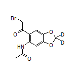 N-[6-(2-Bromoacetyl)benzo[d][1,3]dioxol-5-yl-2,2-d2]acetamide