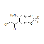1-(6-Aminobenzo[d][1,3]dioxol-5-yl-2,2-d2)-2-chloro-1-ethanone