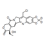 (S)-14-(Chloromethyl)-7-ethyl-7-hydroxy-10,13-dihydro-11H-[1,3]dioxolo[4,5-g]pyrano[3’,4’:6,7]indolizino[1,2-b]quinoline-8,11(7H)-dione-2,2-d2