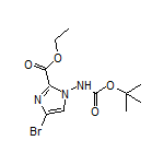 Ethyl 1-(Boc-amino)-4-bromoimidazole-2-carboxylate