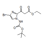 Ethyl 3-[1-(Boc-amino)-4-bromo-2-imidazolyl]-3-oxopropanoate