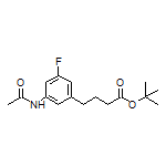 tert-Butyl 4-(3-Acetamido-5-fluorophenyl)butanoate