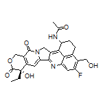 N-[(9S)-9-Ethyl-5-fluoro-9-hydroxy-4-(hydroxymethyl)-10,13-dioxo-2,3,9,10,13,15-hexahydro-1H,12H-benzo[de]pyrano[3’,4’:6,7]indolizino[1,2-b]quinolin-1-yl]acetamide