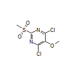 4,6-Dichloro-5-methoxy-2-(methylsulfonyl)pyrimidine