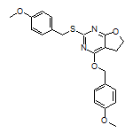 4-[(4-Methoxybenzyl)oxy]-2-[(4-methoxybenzyl)thio]-5,6-dihydrofuro[2,3-d]pyrimidine