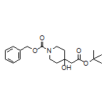 tert-Butyl 2-(1-Cbz-4-hydroxy-4-piperidyl)acetate