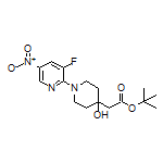 tert-Butyl 2-[1-(3-Fluoro-5-nitro-2-pyridyl)-4-hydroxy-4-piperidyl]acetate