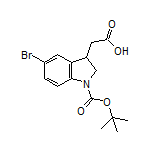 2-(5-Bromo-1-Boc-indolin-3-yl)acetic Acid