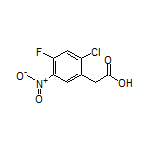 2-(2-Chloro-4-fluoro-5-nitrophenyl)acetic Acid