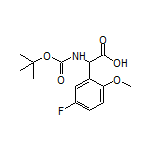 2-(Boc-amino)-2-(5-fluoro-2-methoxyphenyl)acetic Acid