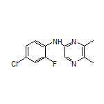N-(4-Chloro-2-fluorophenyl)-5,6-dimethylpyrazin-2-amine