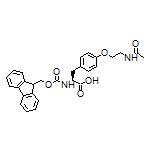 (S)-3-(4-(2-Acetamidoethoxy)phenyl)-2-(Fmoc-amino)propanoic Acid