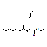 (E)-4-己基-2-癸烯酸乙酯