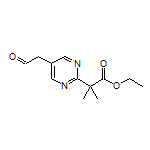 2-甲基-2-[5-(2-氧代乙基)-2-嘧啶基]丙酸乙酯