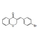 (E)-3-(4-溴亚苄基)色满-4-酮