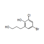 4-溴-2-氯-6-(3-羟基丙基)苯酚
