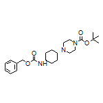 反式-4-(4-Boc-1-哌嗪基)-N-Cbz-1-环己胺