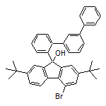 9-([1,1':3',1''-三联苯]-2-基)-4-溴-2,7-二叔丁基-9H-芴-9-醇