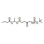 5-(Boc-氨基)-4-氧代戊酸[1-(丁酰基氧基)乙基]酯