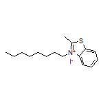 2-甲基-3-辛基苯并噻唑-3-鎓碘化物