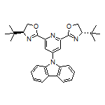 (4S,4’S)-2,2’-(4-(9H-Carbazol-9-yl)pyridine-2,6-diyl)bis(4-(tert-butyl)-4,5-dihydrooxazole)