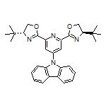 (4R,4’R)-2,2’-(4-(9H-Carbazol-9-yl)pyridine-2,6-diyl)bis(4-(tert-butyl)-4,5-dihydrooxazole)