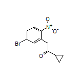 2-(5-溴-2-硝基苯基)-1-环丙基-1-乙酮